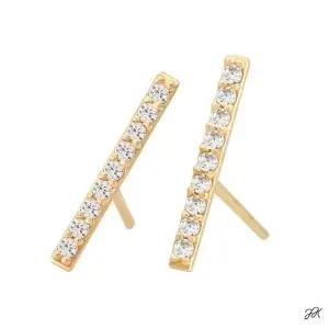 로즈골드귀걸이 하트귀걸이 진주귀걸이 14K 골 (WFJ5A09)