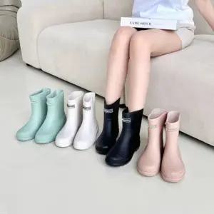 슈즈커버 레인부츠신발 여성레인부츠 장화 부츠 봄 (WFJPU3F)