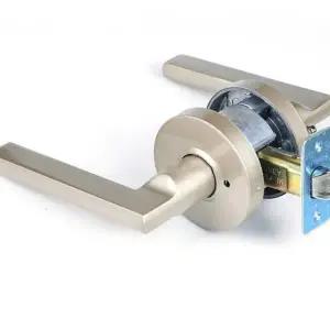 욕실 문손잡이 버튼식 화장실 도어핸들 교체용 욕실용 손잡이 (WFJ4JLL)