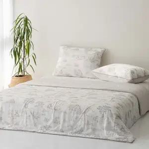 베이직 냉감 스프레드 퀸 Q 세트 그레이 여름 침대 패드 이불 (WFJ5QB4)