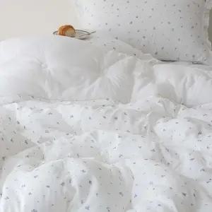 솔라 스프레드 싱글 S 세트 블루 사계절 모달 차렵 이불 (WFJ5QAY)