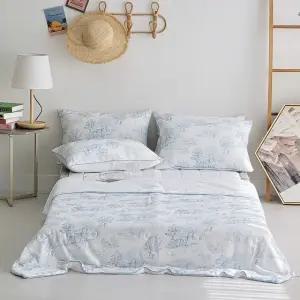 풍경 냉감이불 싱글 S 세트 블루 여름 차렵 이불 침구 (WFJ5QDF)