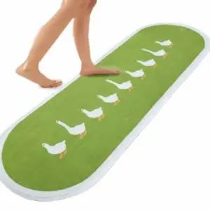 극세사 욕실 발매트 미끄럼방지 화장실 입구 발판 대형 디자인 (WFJ5BDR)