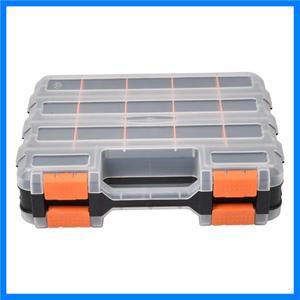 양면 도구 상자 주최자 플라스틱 소형 부품 보관 케이스 휴대용 도구 상자 도구 상자 나사 용 컨테이너 너