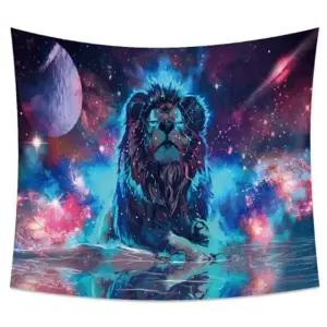 사자 라이언 인테리어 가리개 캠핑 차박 가림막 바란스 주방