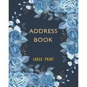 [미국배송] 주소록: 알파벳 인덱스가 있는 대형 인쇄 주소록 이름 생일 전화번호 주소 이메일 등을 추적할 수 완벽한 정리 노트... 가정 및 사무실에 적합