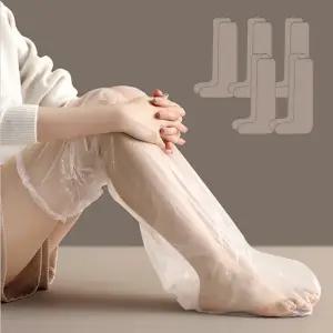 가정용 비닐장화 작업용 일회용 비닐 보습관리 비닐스타킹 발비닐 5쌍