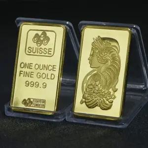 모형 골드바 스위스 금괴 금전운