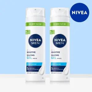 니베아 맨 센서티브 쉐이빙 젤 200ml 2개