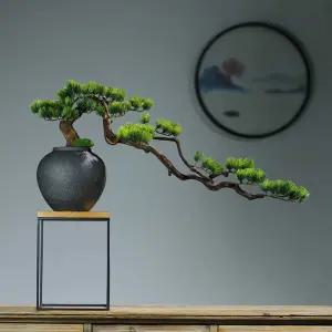 소나무 조화 분재 집들이 인테리어 장식품 로비 도매