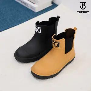남성 빅로고 미들 첼시 레인부츠 (SSU002)