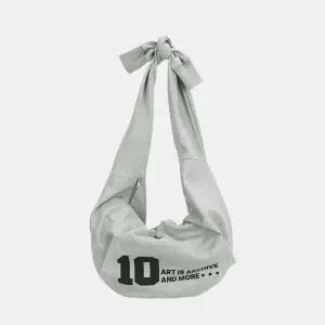 스콰즈 데일리 보부상 가방 매듭 로고 운동가방 학생가방 숄더백 SADMB001