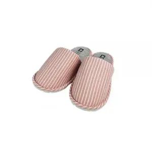 스트라이프 거실화 27cm 패브릭 실내화 슬리퍼