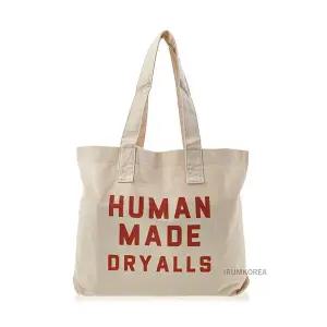 [휴먼메이드] SS25 공용 캔버스 토트백 HM28GD043 WHITE