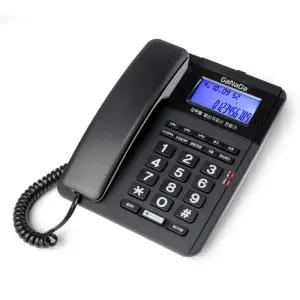 모던블랙 발신자표시 유선 전화기 아이텍 GND700