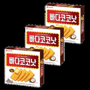 롯데 빠다코코낫 300g x 3개 / 대용량 비스킷 과자 간식