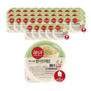 CJ 햇반 발아현미밥, 210g, 36개