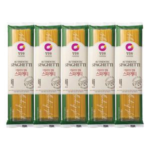 청정원 스파게티면, 500g, 5개