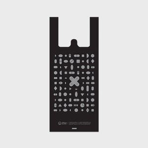 [RE] 검정 약국봉투 (소) 200장 약국 복지센터 생활용품 생분해 친환경 비닐 봉투