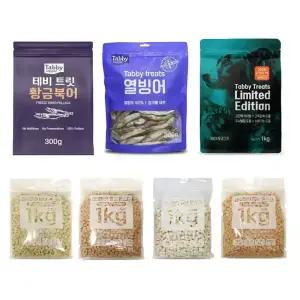 테비 트릿 점보 동결건조 닭가슴살 몬스터 1kg 황금북어 열빙어 300g