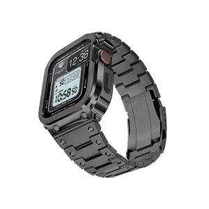 암밴드 무빙 포트리스 프로 블랙 / 애플워치 스트랩 케이스 44 / 45mm