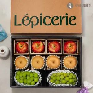 [롯데백화점]자연맛남 레피세리 과일 혼합4호 (사과4개+배4개+샤인2개) 선물세트