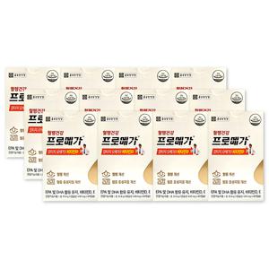 종근당건강 프로메가 알티지 오메가3 듀얼 비타민D 430mg X 60캡슐 12박스 rTG