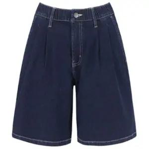 [롯데백화점]폴햄 여성 쿨링 컴포트 5부 플리츠 데님 쇼츠 PHF2DH2052