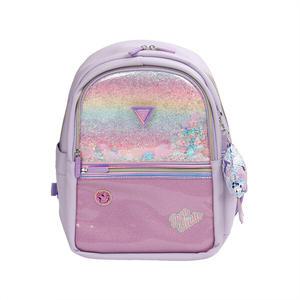 [게스키즈] 연보라 와펜 무지개 책가방 G31KG2111 레쟈가죽 생활방수 경량책가방