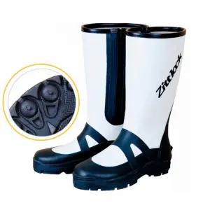 논슬립장화 석축 갯바위낚시 스파이크낚시장화 250-280mm 화이트
