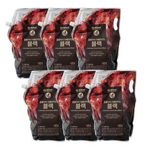 노브랜드 콜롬비아 아메리카노 블랙 커피 2.1L 6개입 (1박스)