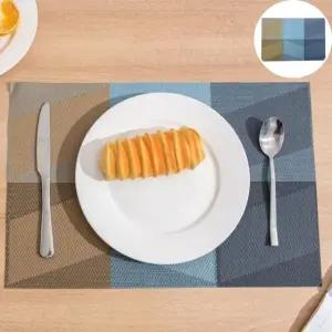 내열성 PVC 식탁 매트 테이블 보호 깔개 오염 방지 (WFJUXTU)