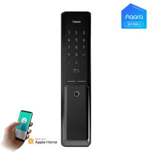 셀프설치 아카라 도어락 K100 지문인식 애플홈킷 현관문도어락 번호키 Aqara 푸시풀