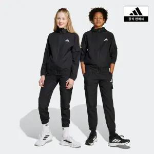 [아디다스키즈](강남점)[adidas kids] (A130~A160) 우븐 카고 트랙수트 2택 1 (JL7472,JX0203)