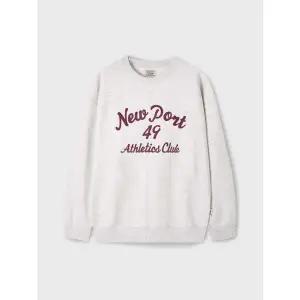 [후아유](김해점)Chain Stitch Sweatshirt(Brushed) (WHMWF4T22U)