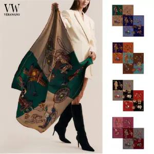 [VERAWANG] 25FW 베라왕 클레아 울실크 양면 스카프