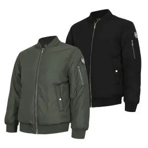 남성 겨울 작업복 항공점퍼 아우터 블루종 방한잠바 방풍 시보리점퍼 작업용 웰론 솜 패딩잠바 단체복