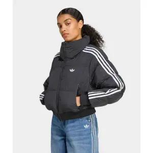 아디다스 ADIDAS 크롭 합성 다운 퍼퍼 - 블랙 JX2970 412097