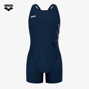 아레나 여아동 액셀 A5SG1GL10 NVY (주머니백 증정) 3부반신 레이서백 실내수영복