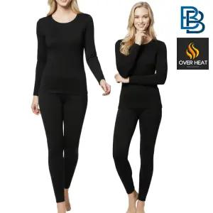 비앤비 프리미엄 오버히트 기모 여성내의 상하의세트