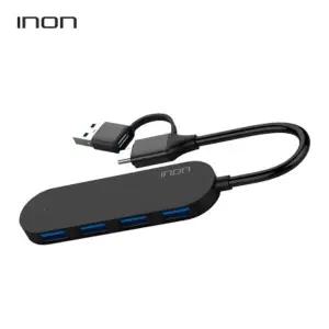 아이논 INON USB 3.0 2in1 C타입 A타입 4포트 허브
