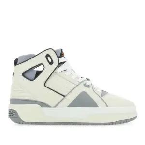 투톤 가죽 레이스업 하이탑 스니커즈 32JUSQ01226350 99