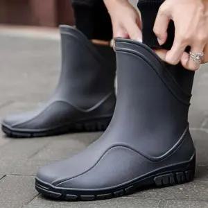 예쁜 장화 남성 미끄럼 방지 첼시 디자인 장마 레인 2 남성레인부츠 장화 레인부츠 여름신발 남성장화