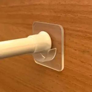 커튼 압축봉 홀더 받침대 스티커 압축봉 옷걸이봉 미니압축봉 압축봉받침 미니봉