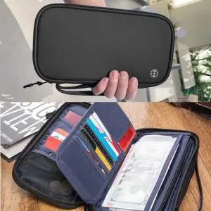 여권 카드 지폐 동전 여행 필수 가방 크로스 케이스