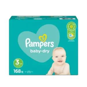 아기 기저귀 밴드형 3단계 168매 베이비드라이 출산 준비물 유아용품