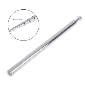 dmb안테나 수신을 위한 1Pc 140cm 10섹션 텔레스코픽 FM AM 라디오 안테나