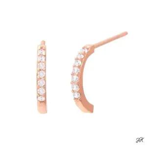 로즈골드 스틱 심플귀걸이 데일리귀걸이 14K (WFJ5A0A)