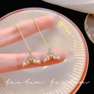 세트 심플 고급 드롭 링 스타일 고래 포인트 (WFJ5ACY)