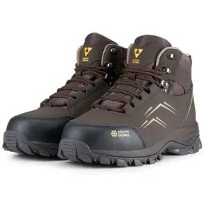 산업용 안전화 브라운 색상 작업화 고무바닥 근무용 신발 공장화 작업신발 (WFJ4Y99)